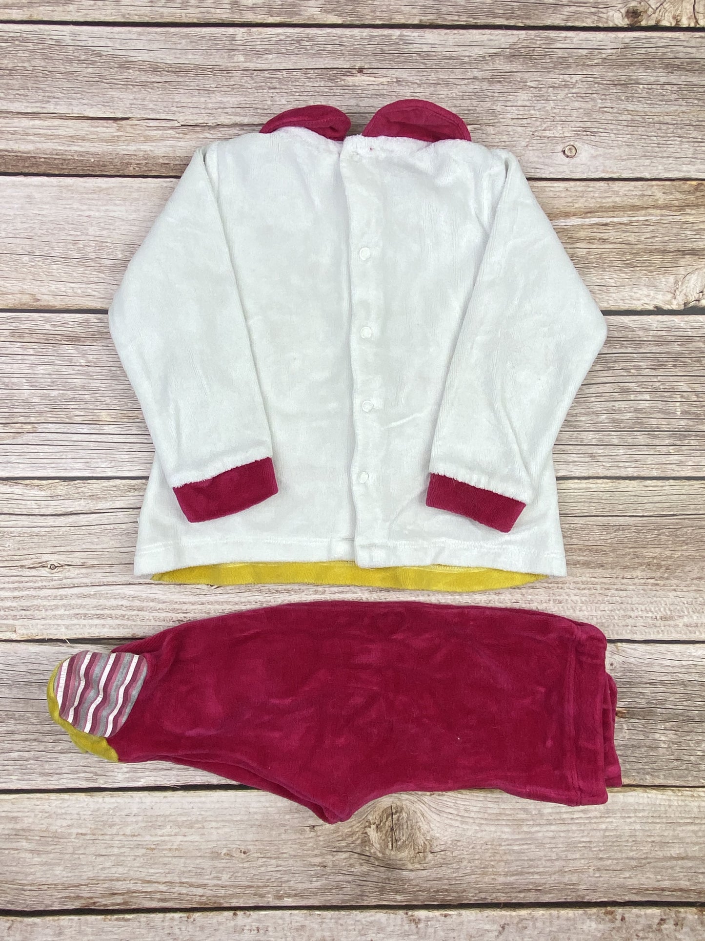Set felpa girocollo e pantalone