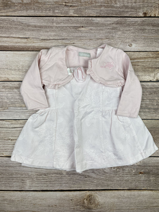 Set vestito senza manica e felpa coprispalle
