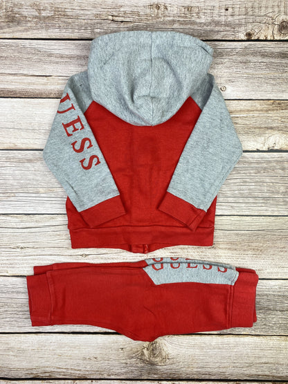 Set felpa con zip e cappuccio e pantalone