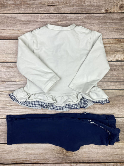 Set felpa con zip e pantalone