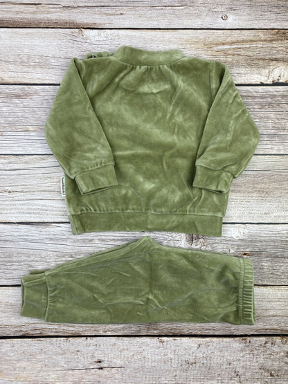 Set felpa girocollo e pantalone
