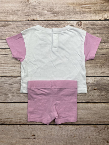Set t-shirt manica corta e pantaloncino