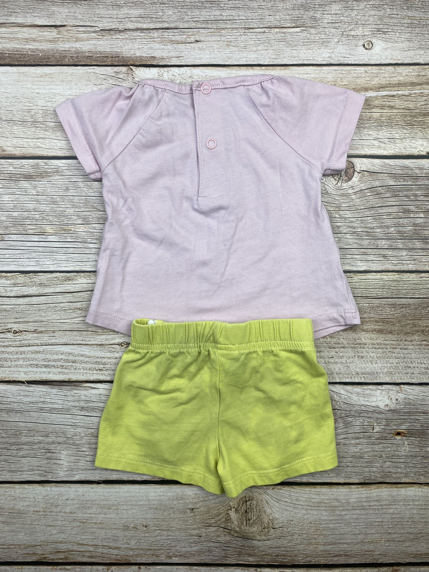 Set t-shirt manica corta e pantaloncino
