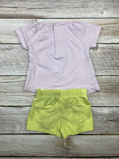 Set t-shirt manica corta e pantaloncino