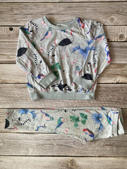 Set felpa girocollo e pantalone
