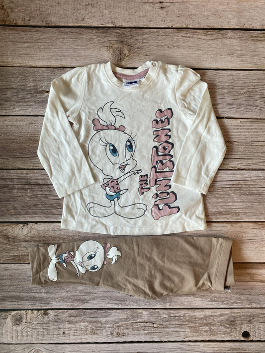 Set t-shirt manica lunga e pantalone