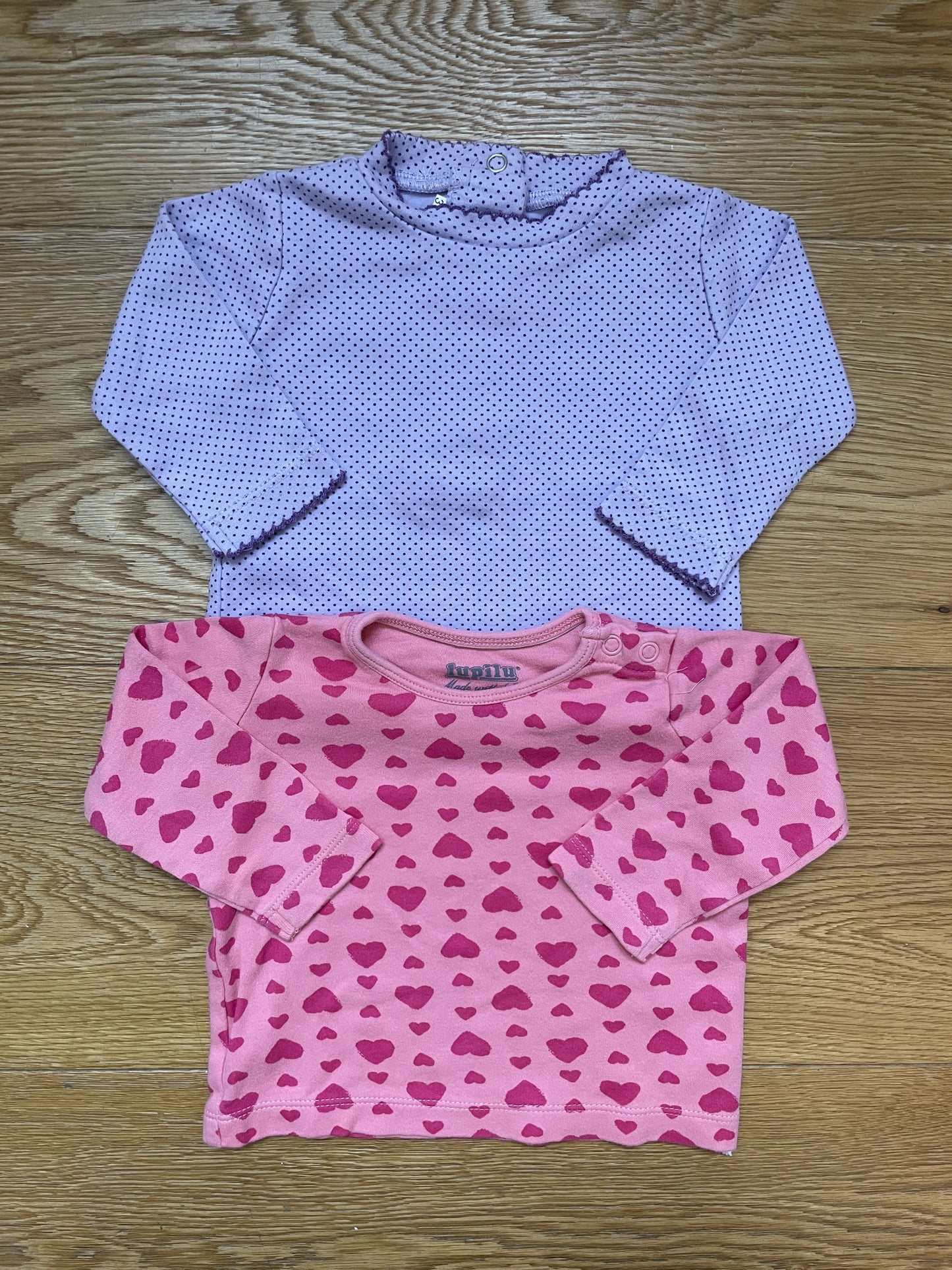Set due t-shirt manica lunga