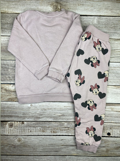 Set felpa girocollo e pantalone