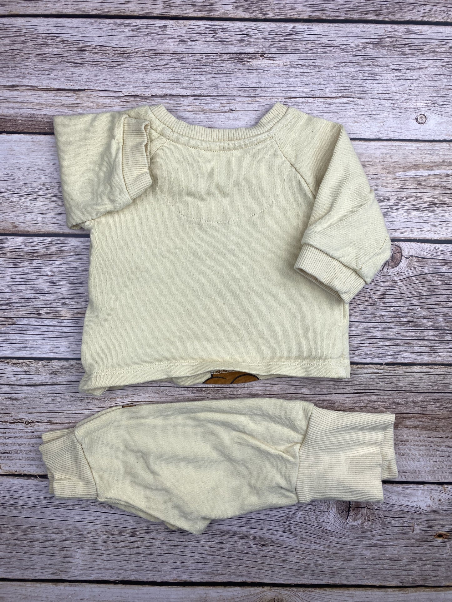 Set felpa girocollo e pantalone