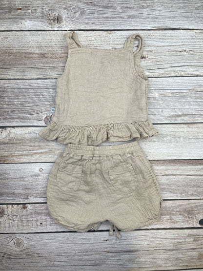 Set t-shirt senza manica e pantaloncino