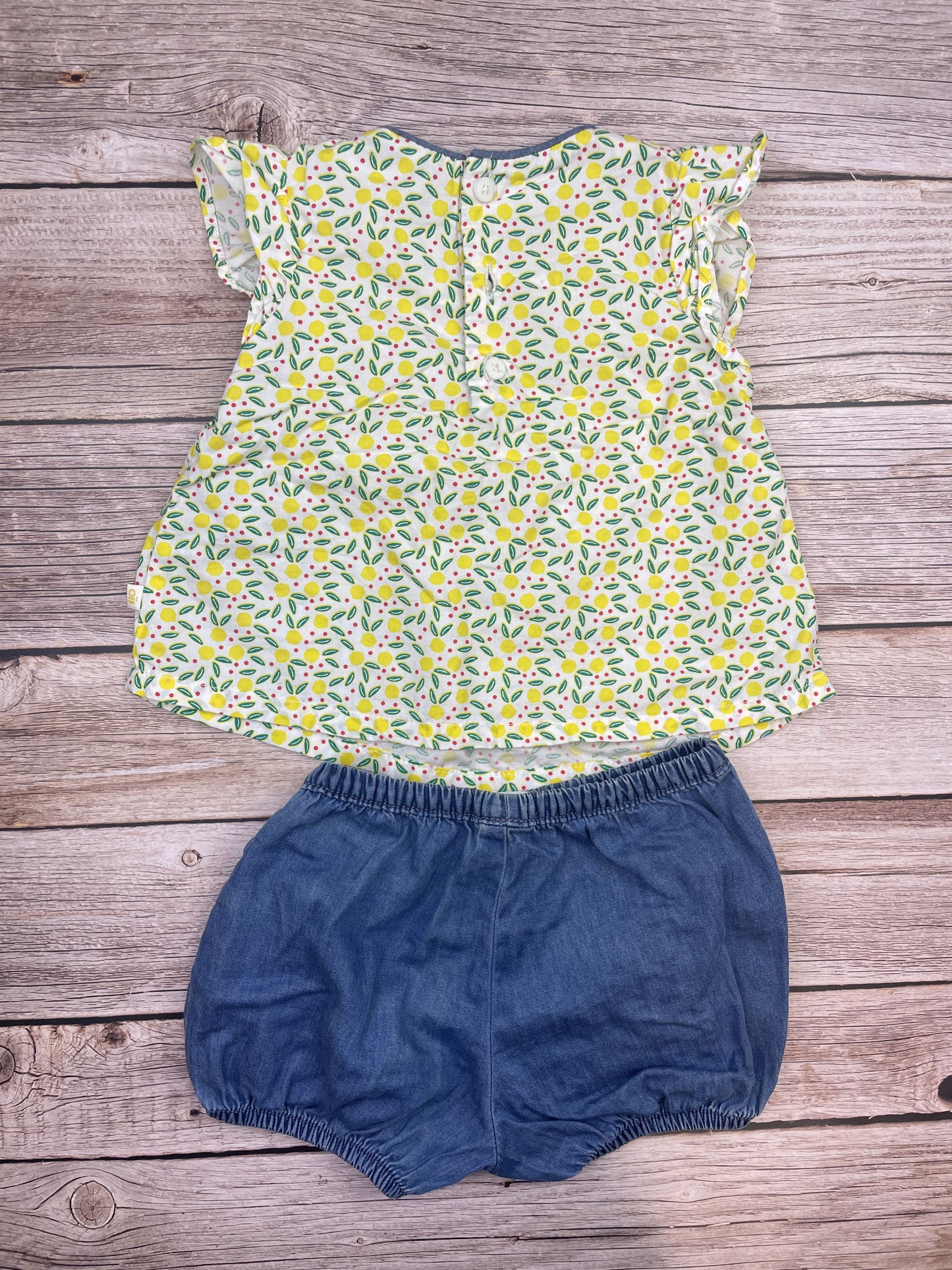 Set t-shirt manica corta e pantaloncino