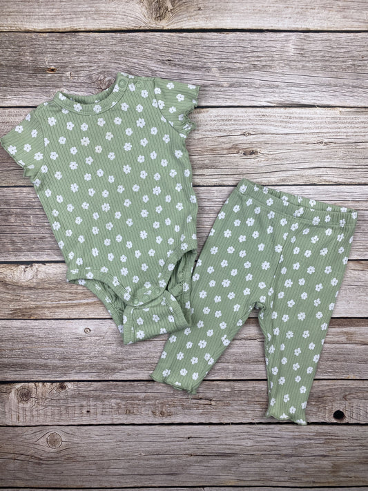 Set body manica corta e pantalone leggins