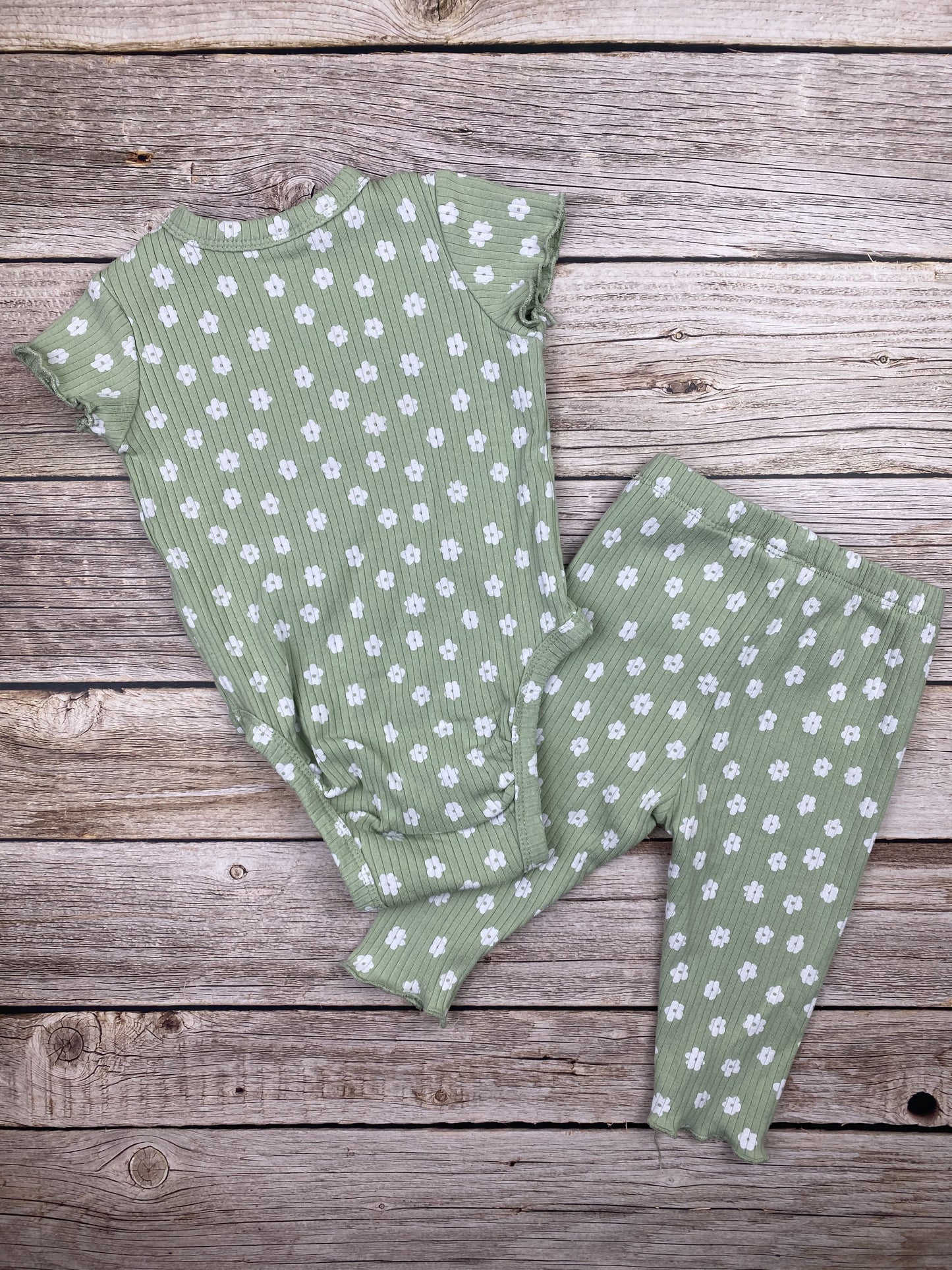 Set body manica corta e pantalone leggins