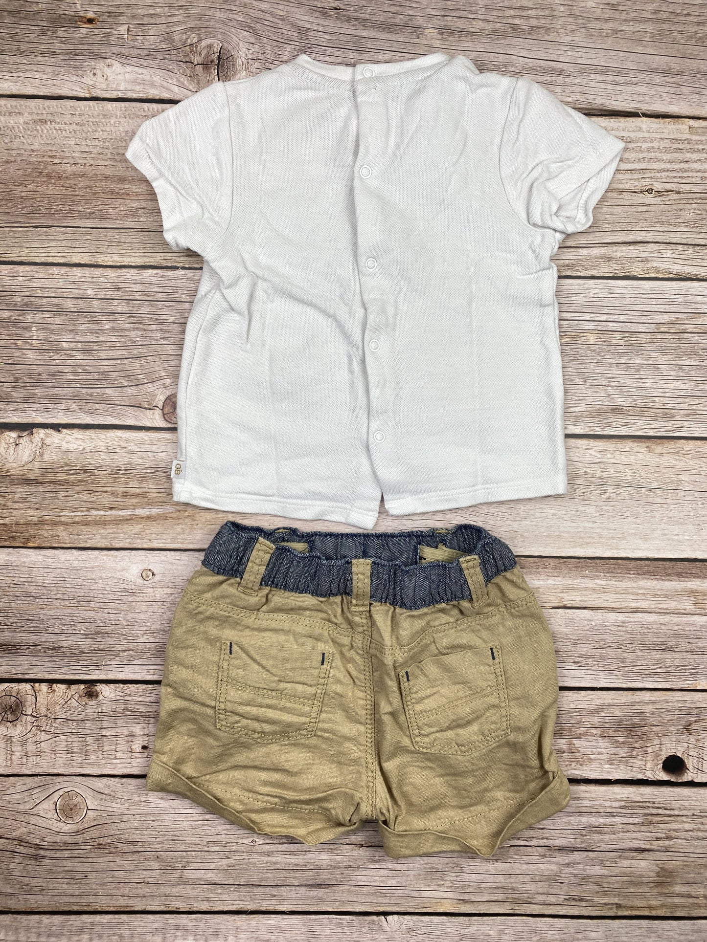 Set t-shirt manica corta e pantaloncino