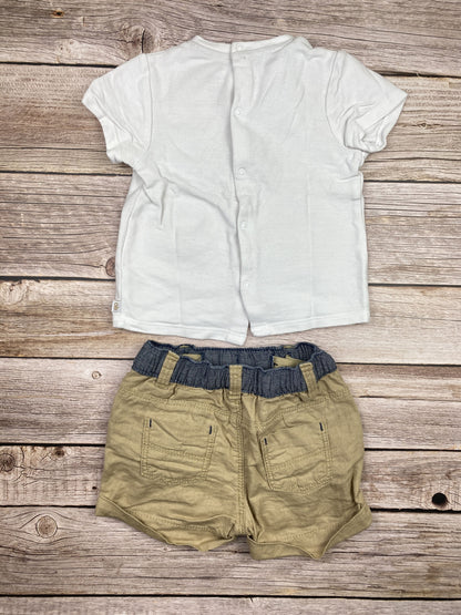 Set t-shirt manica corta e pantaloncino
