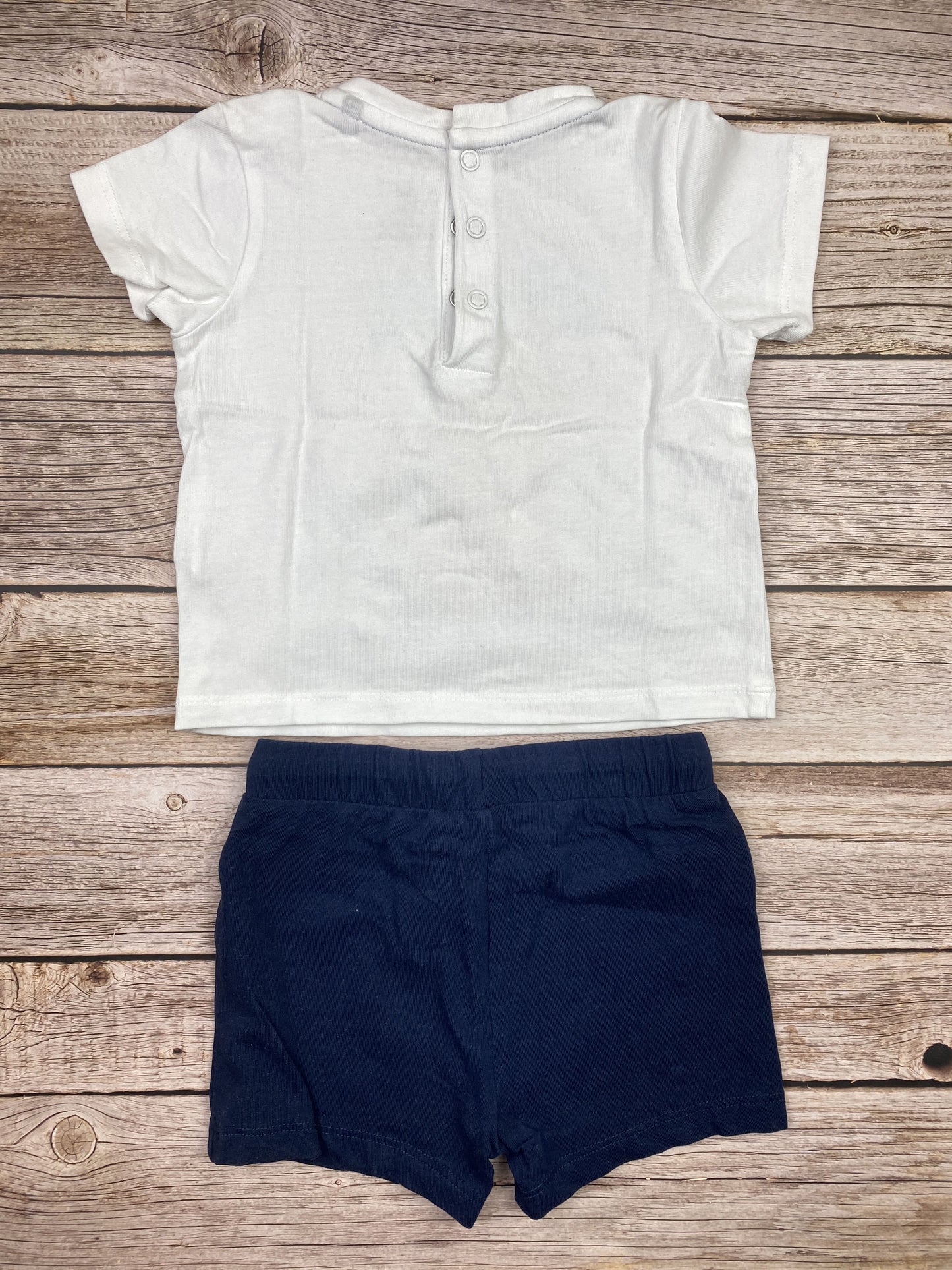Set t-shirt manica corta e pantaloncino