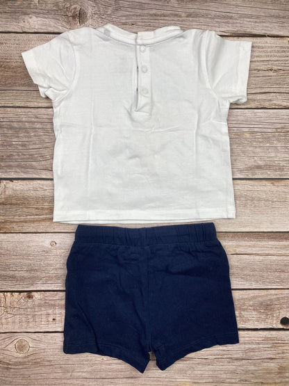Set t-shirt manica corta e pantaloncino