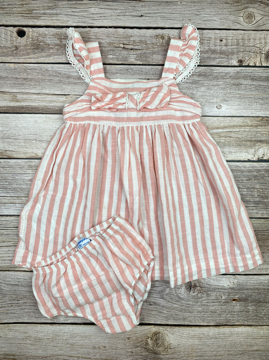 Set vestito senza manica e copripannolino