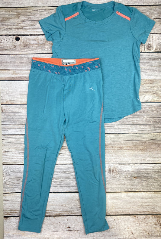 Set t-shirt manica corta e pantalone leggins