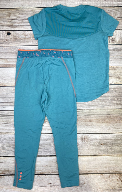 Set t-shirt manica corta e pantalone leggins