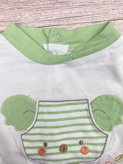 Set t-shirt manica lunga e pantalone con piedini