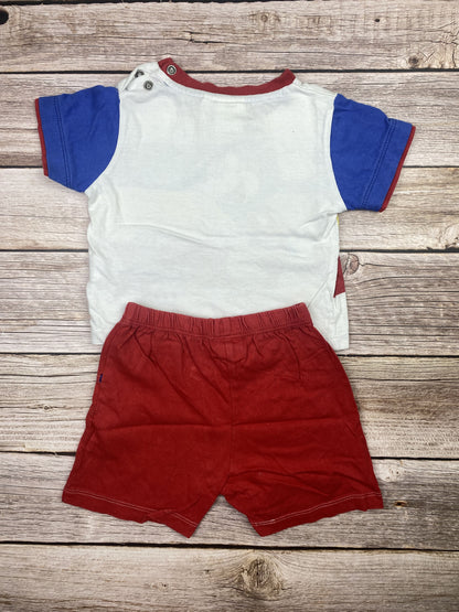 Set t-shirt manica corta e pantaloncino
