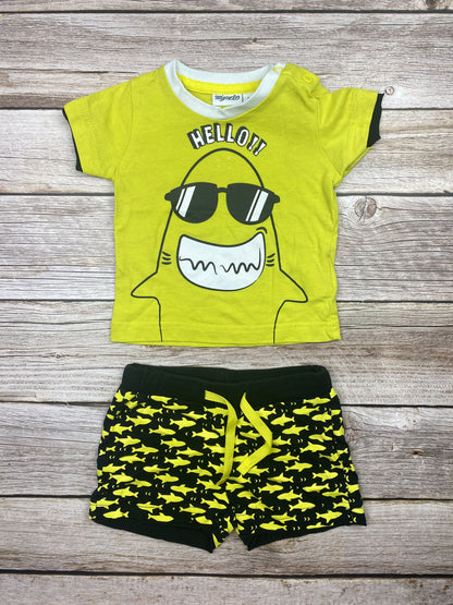 Set t-shirt manica corta e pantaloncino