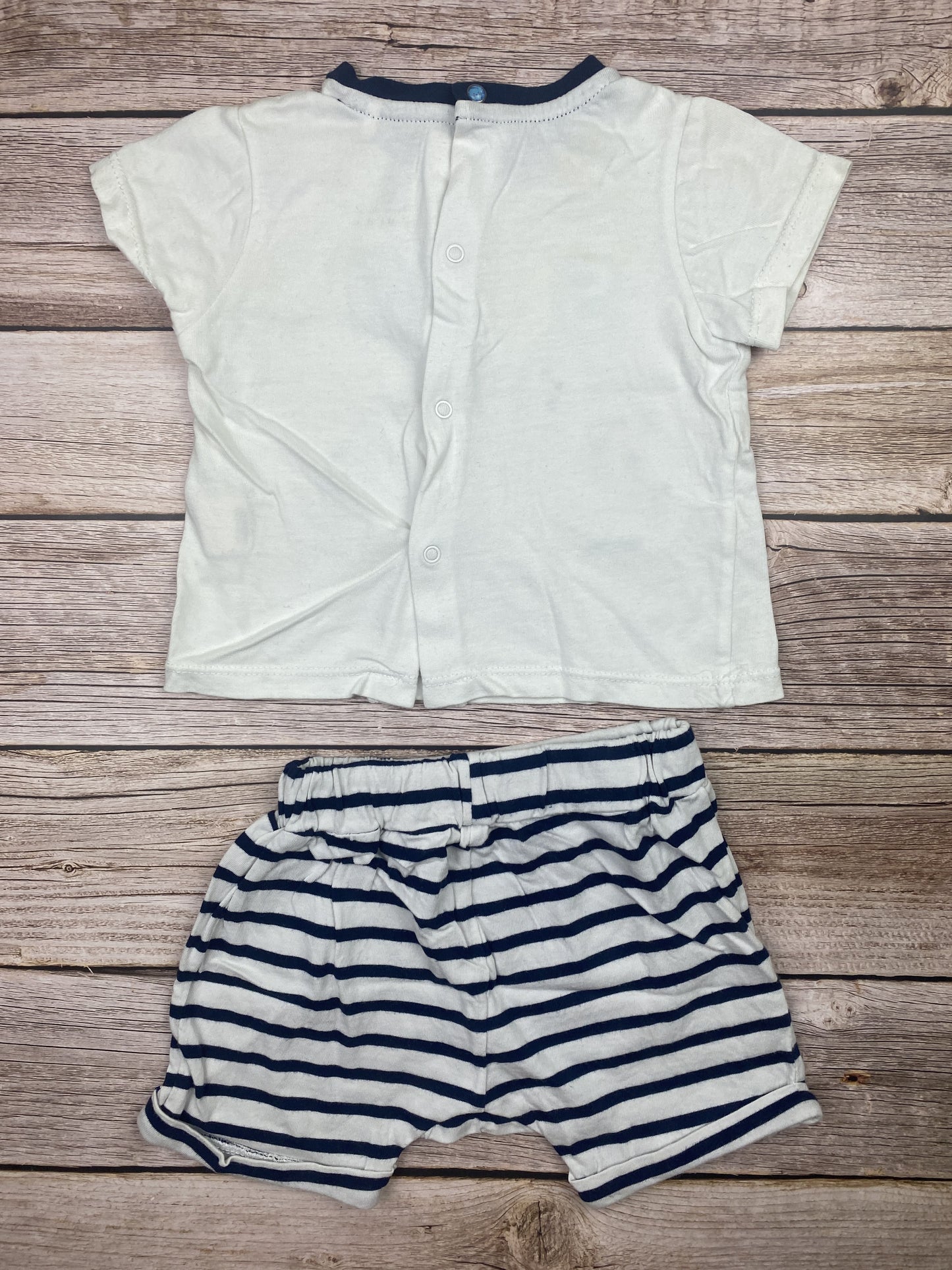 Set t-shirt manica corta e pantaloncino