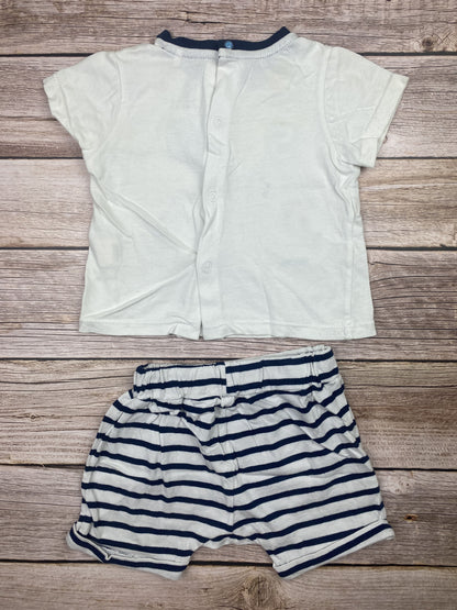 Set t-shirt manica corta e pantaloncino
