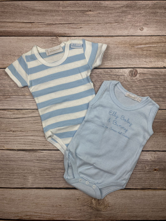 Set due body manica corta e senza manica