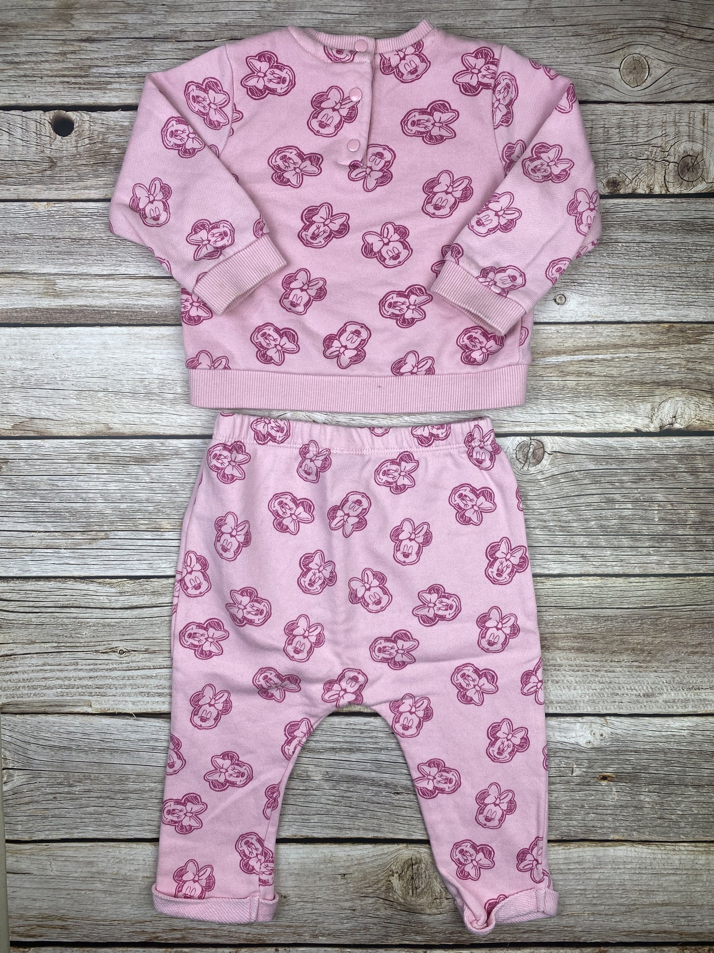 Set felpa girocollo e pantalone