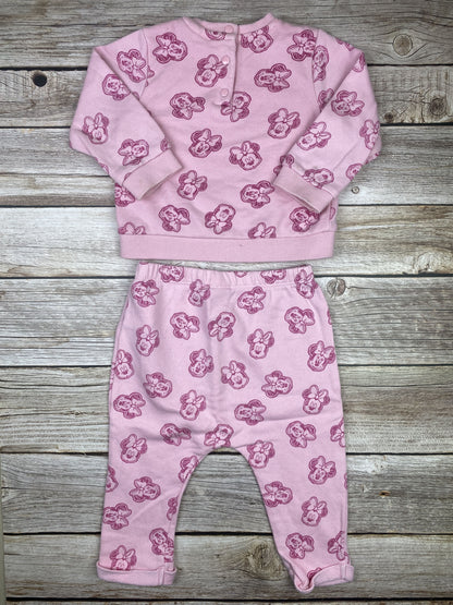 Set felpa girocollo e pantalone