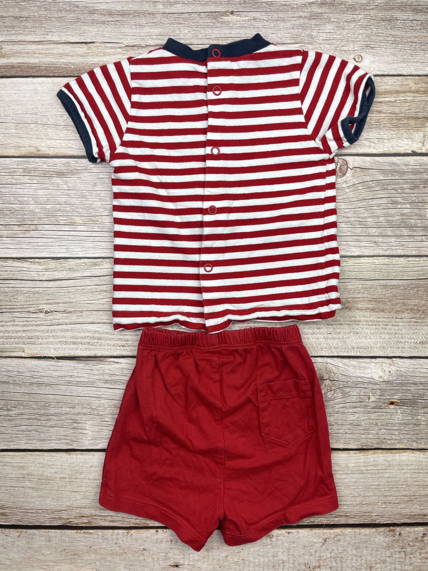 Set t-shirt manica corta e pantaloncino