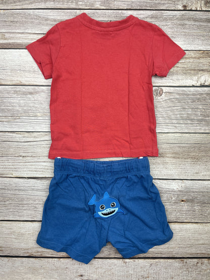 Set t-shirt manica corta e pantaloncino