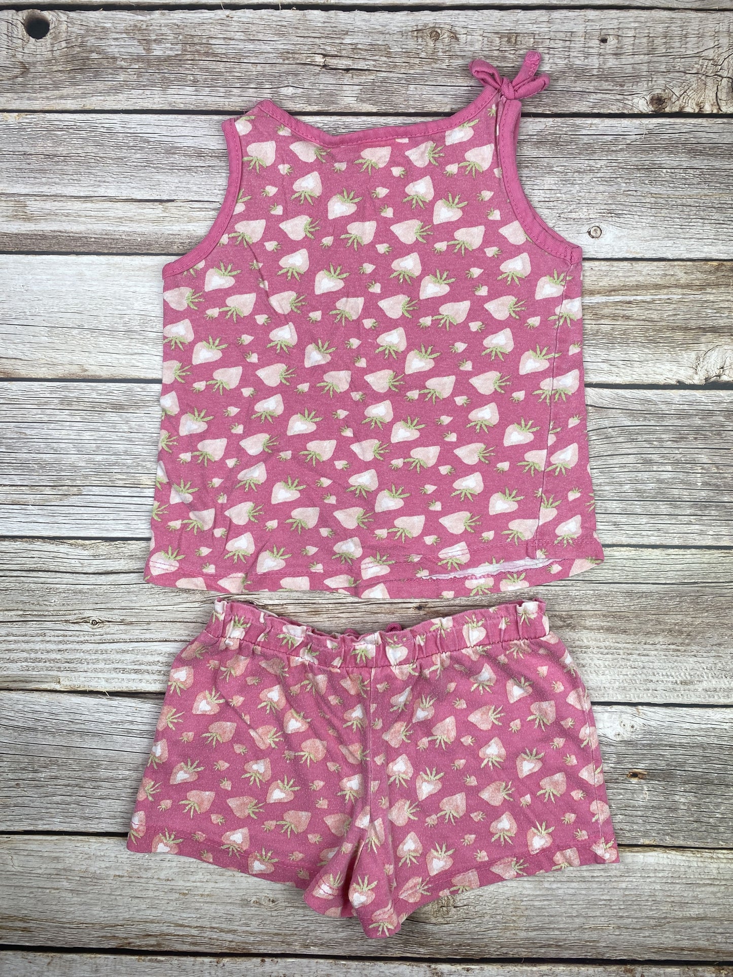 Set t-shirt senza manica e pantaloncino