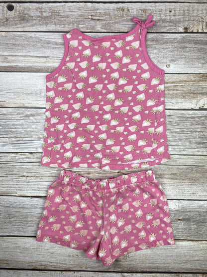 Set t-shirt senza manica e pantaloncino