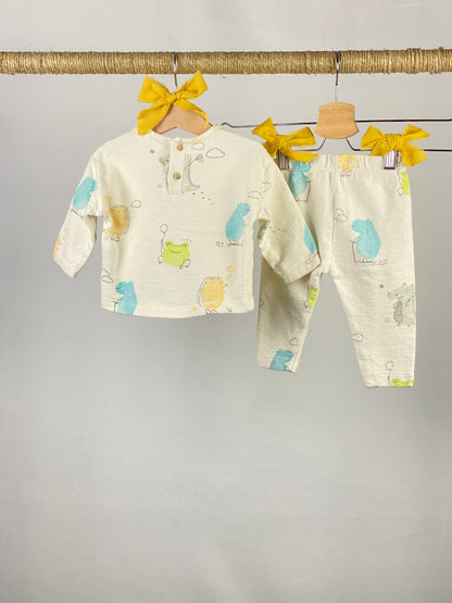 Set con felpa e pantalone lungo