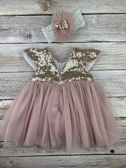 Set vestito senza manica e fascia