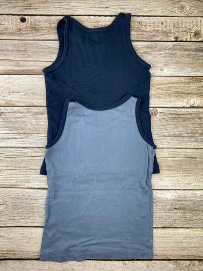 Set due t-shirt senza manica