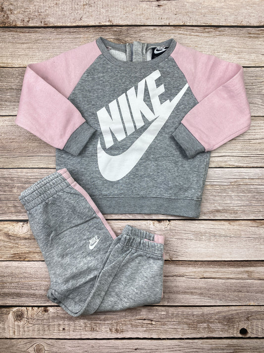 Set felpa girocollo e pantalone