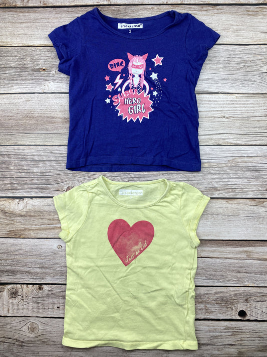 Set due t-shirt manica corta
