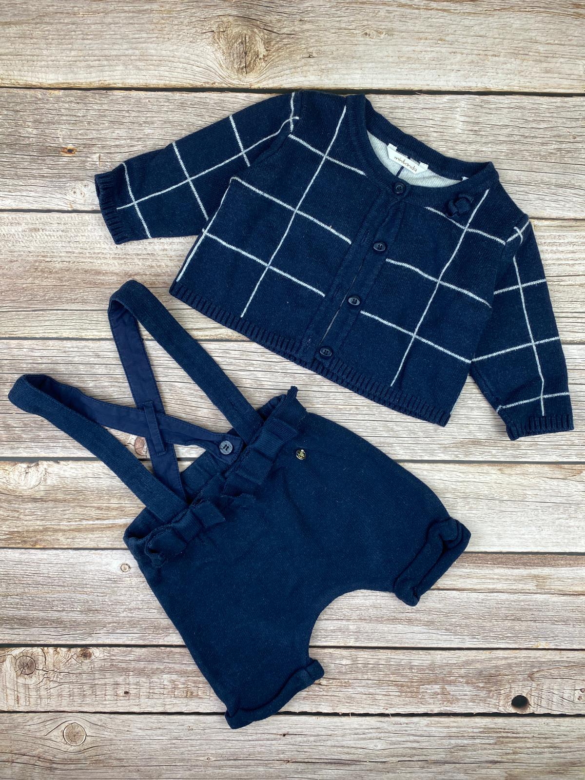 Set pantaloncino e cardigan