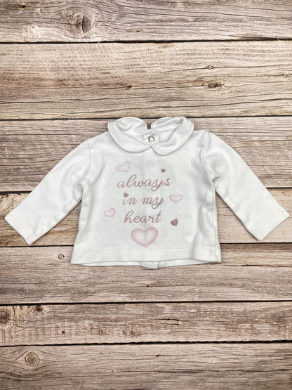 T-shirt manica lunga con colletto