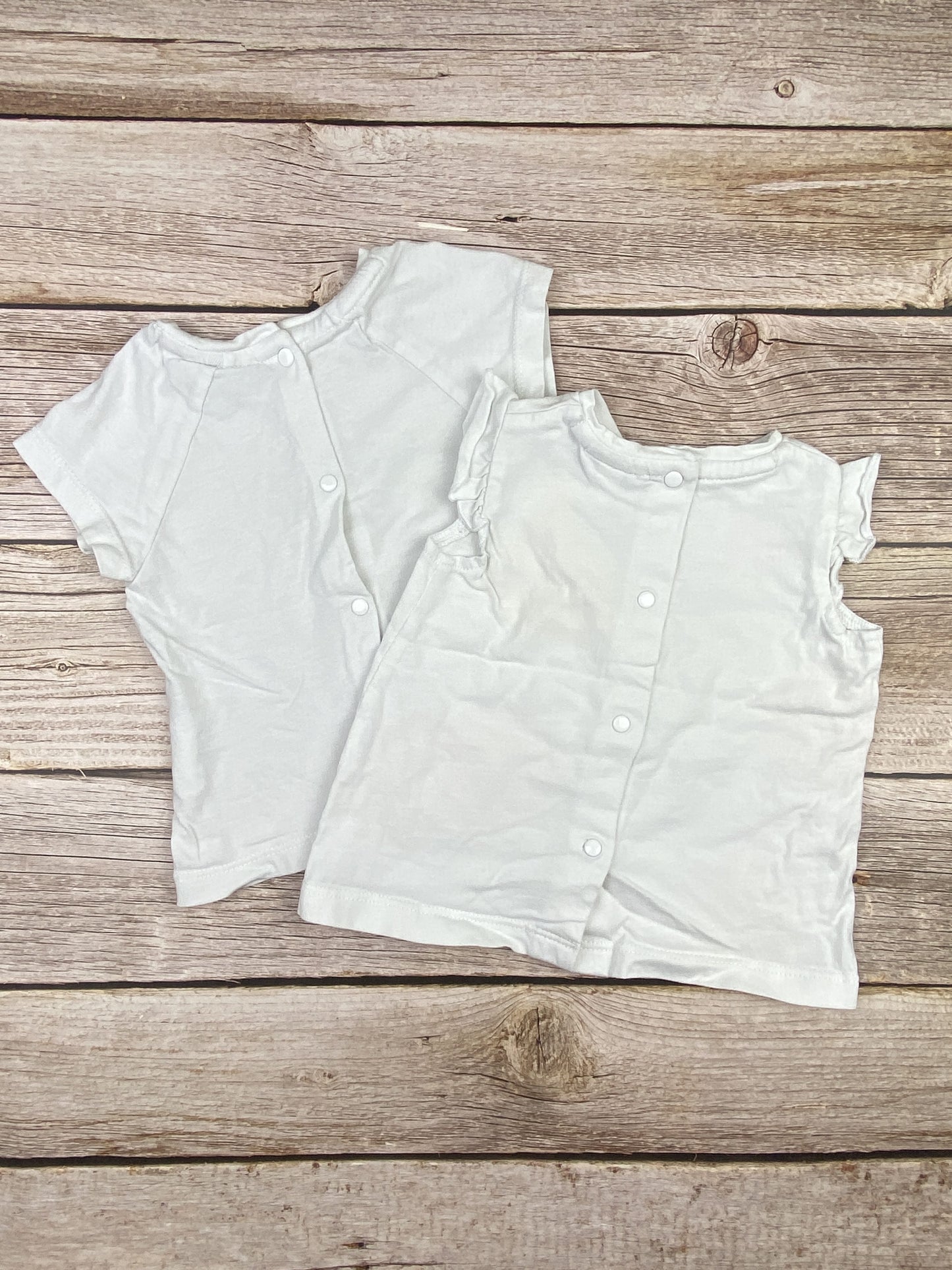 Set due t-shirt senza manica