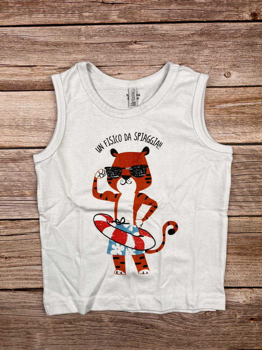 T-shirt senza manica