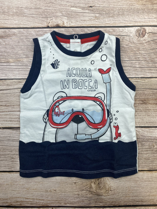 T-shirt senza manica