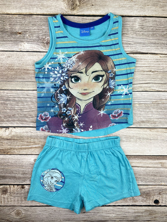 Set t-shirt senza manica e pantaloncino