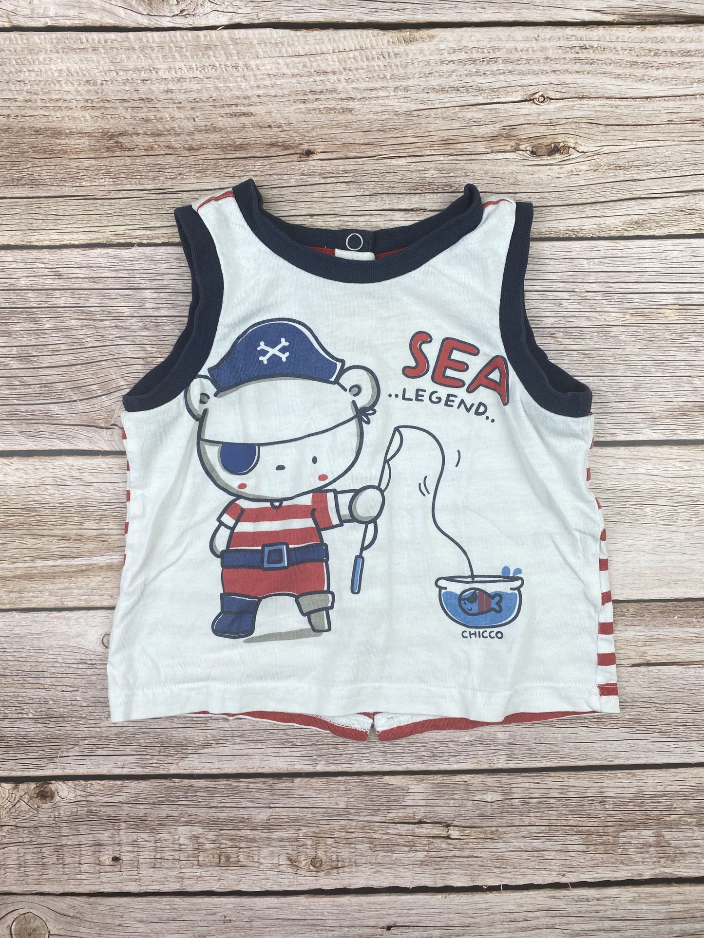 T-shirt senza manica