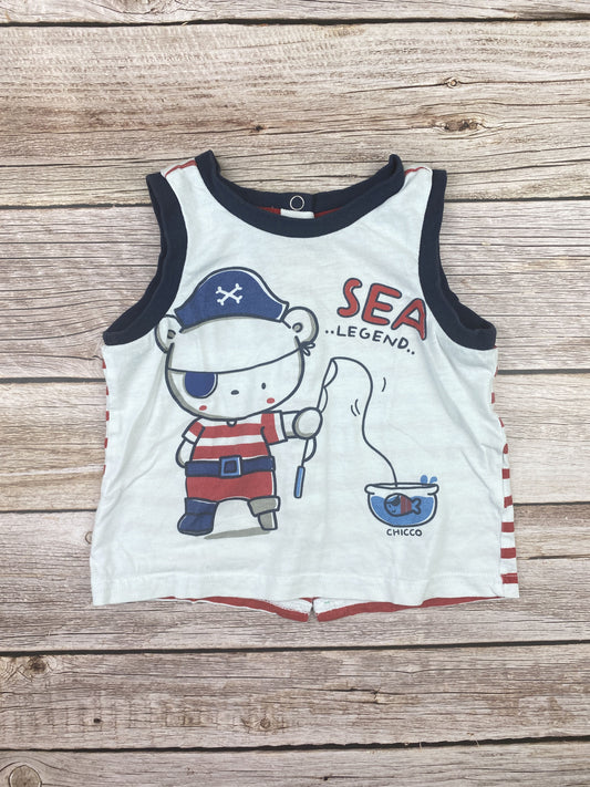T-shirt senza manica