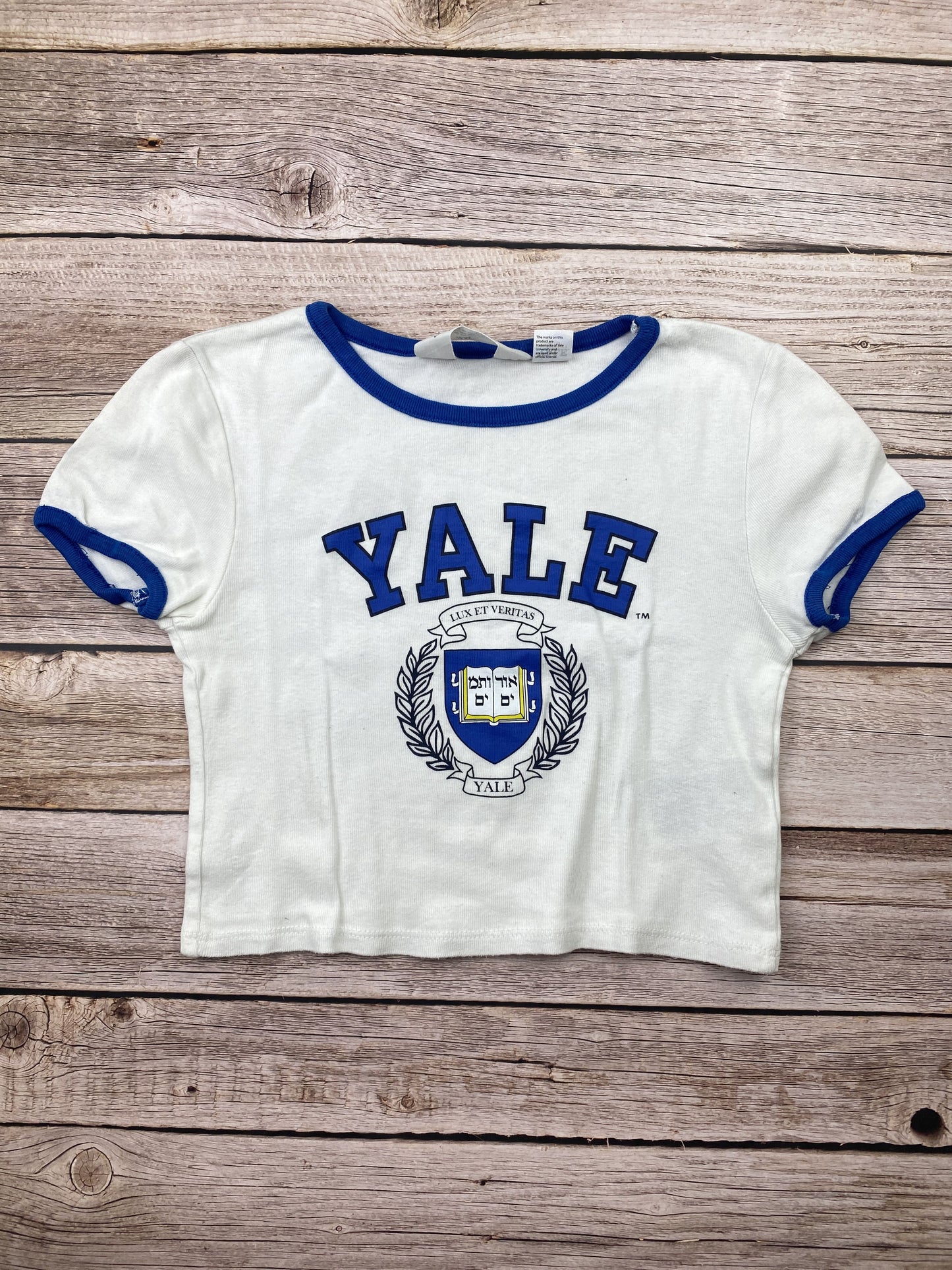 T-shirt crop top manica corta